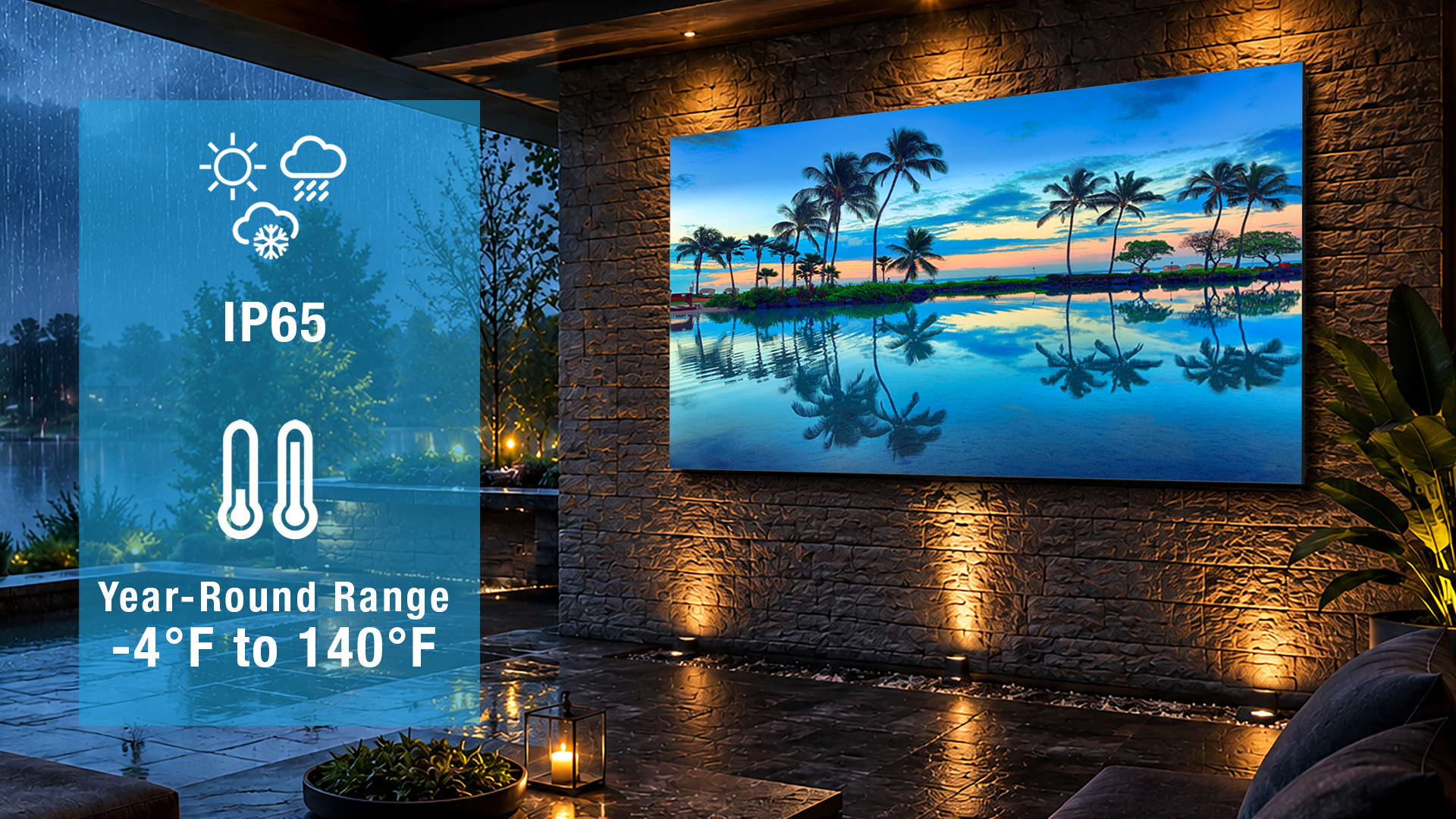 Outdoor-Rated All-in-One dvLED Solution