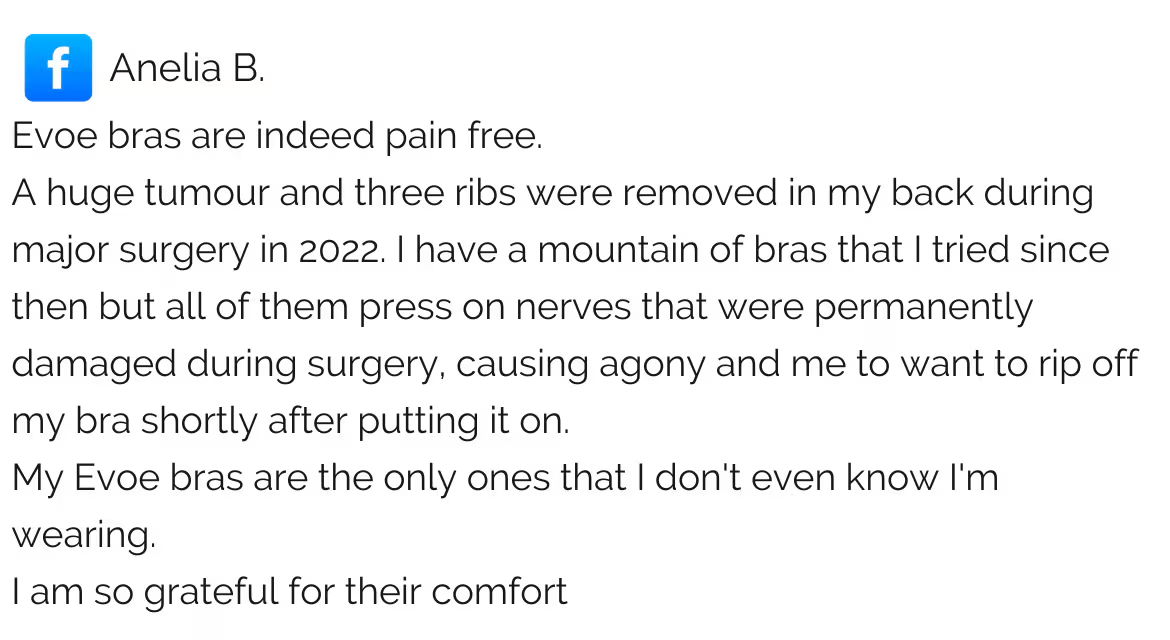 bra for rib removal