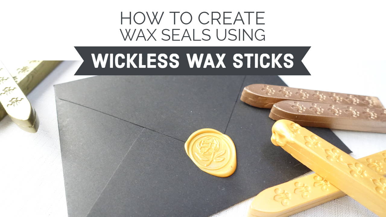 Use with wax beads Wax seal stamp BLANK wax stick 