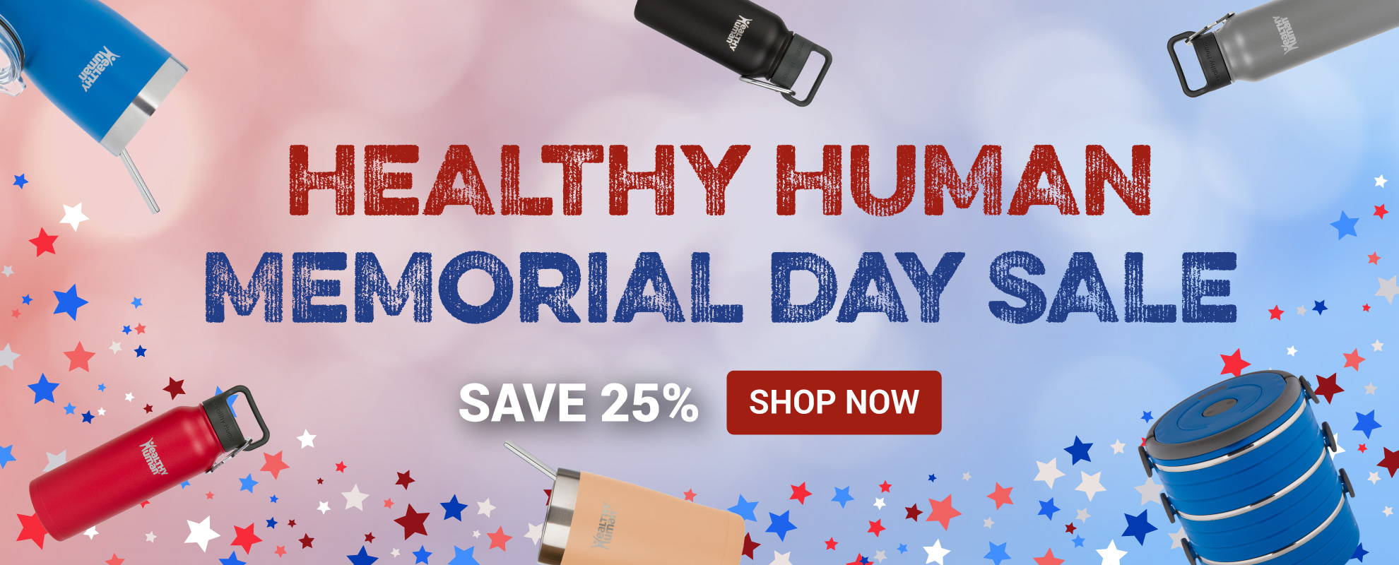 Healthy Human Memorial Day Sale Banner