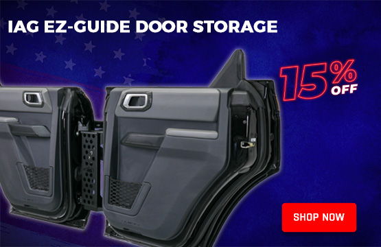 4th of July Sale - IAG EZ-Guide Door Storage System 15% OFF!