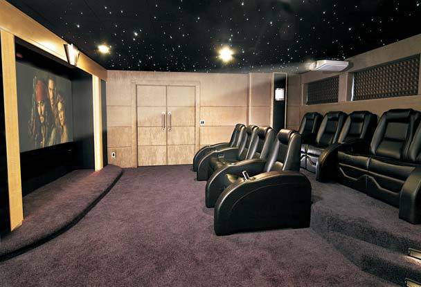 Starscape Star Ceiling Tile System Home Entertainment Theater