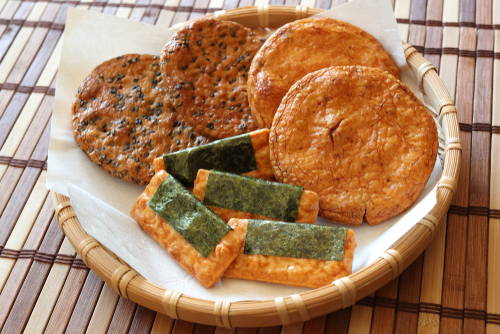 senbei japanese rice crackers