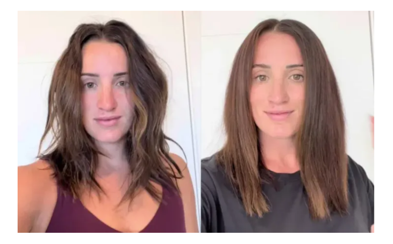 keratin before and after