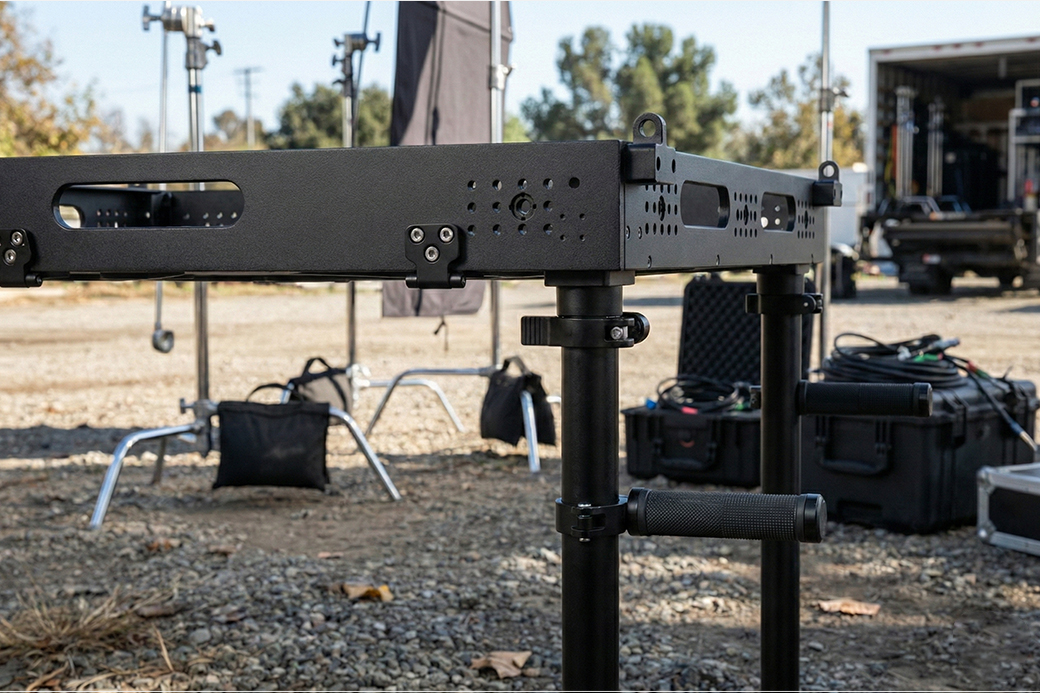Atlas V2 adjustable handle with hinge locking mechanism