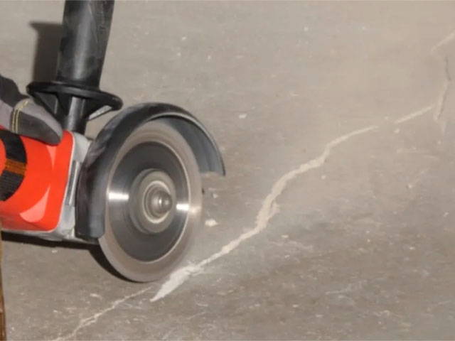 Grinding floor