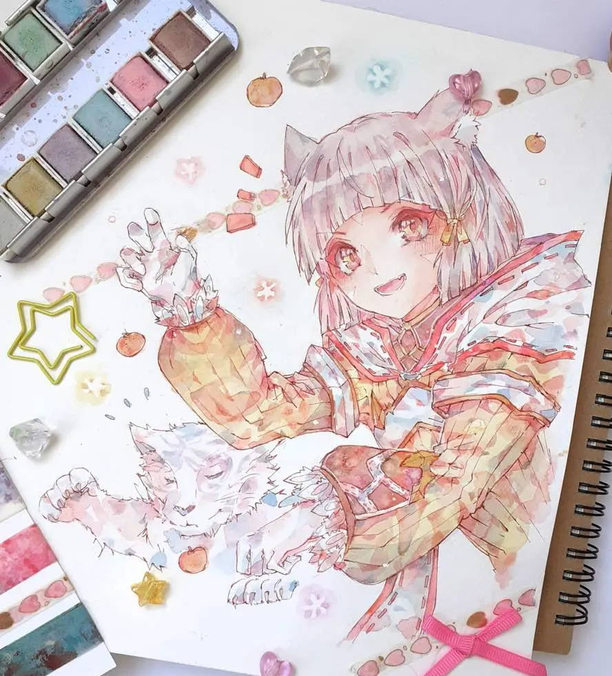 Create Your Own Watercolor Anime Illustrations With Kyu – Class101 Global