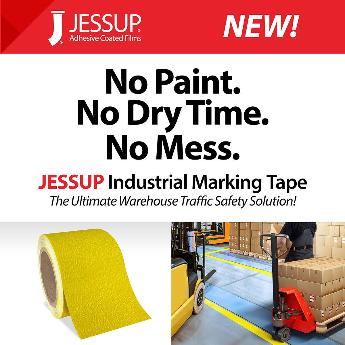 Jessup Industrial Marking Tape Warehouse Traffic