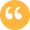Orange quotation icon