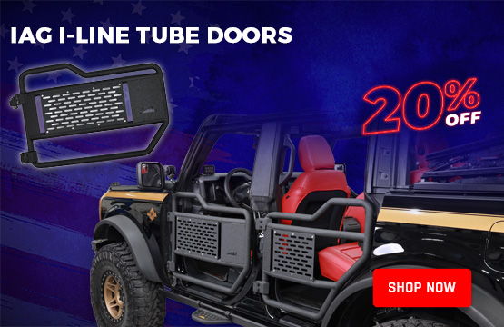 4th of July Sale - IAG I-Line Tube Doors 20% OFF!