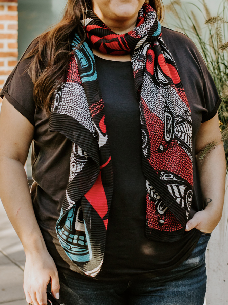 Sustaining Our Future Eco Scarf by Kwiaahwah Jones