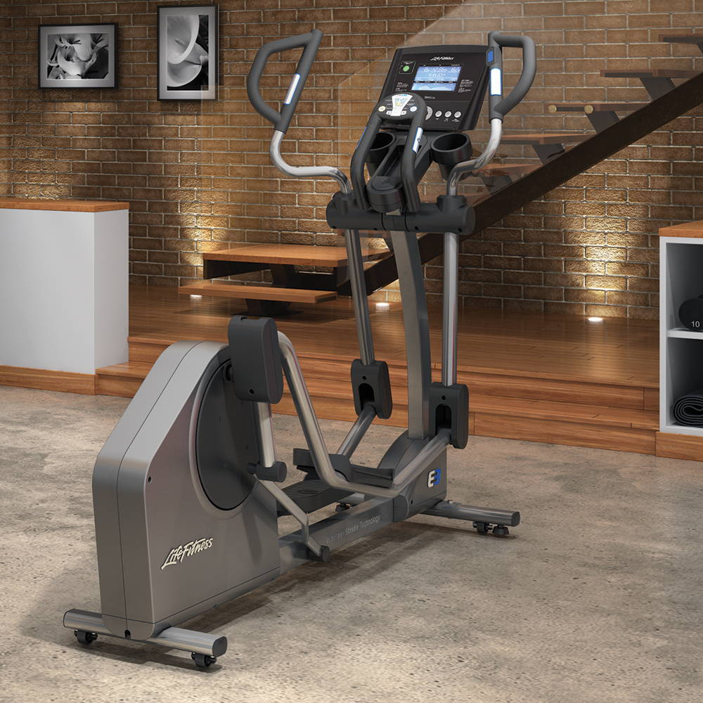 E3 Elliptical in home exercise room