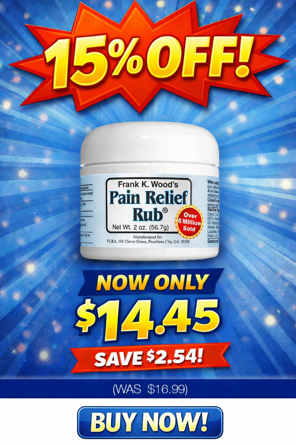 Pain Relief Rub – FC&A Store