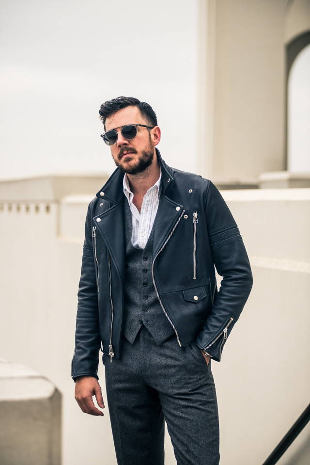 Articles of Style | 1 Piece/3 Ways: Charcoal Tweed Suit
