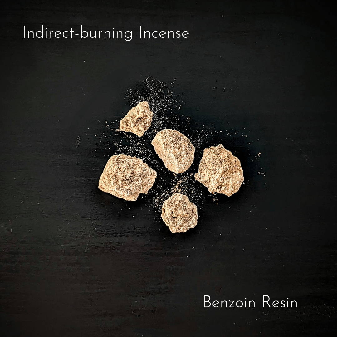 Benzoin resin incense