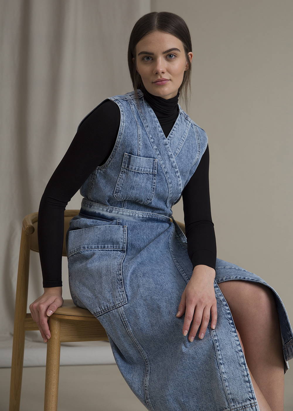 Denim dress outfit
