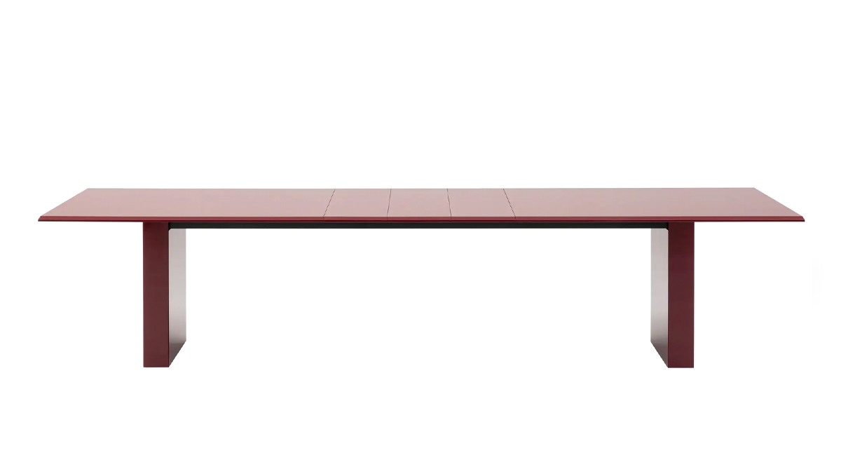 A rectangular Assiale Extendable Dining Table by B&B Italia