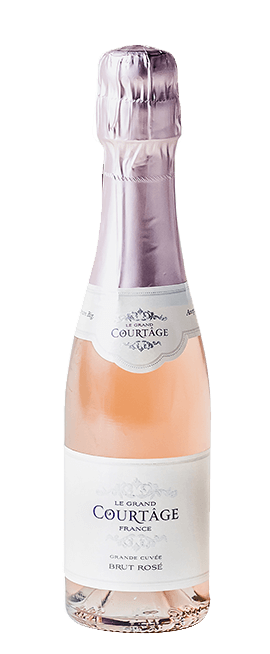 Brut Rose Mini Champagne Bottle
