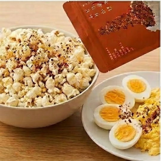 Spicy Miso Furikake on popcorn