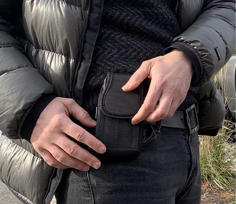 Motorola Moto G7 Optimo Case Pouch with Metal Belt Clip