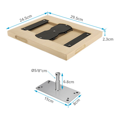 Proaim Baby Plate 5/8” Mounting Board for Photographers & Videomakers