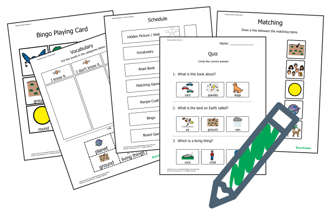 boardmaker activities for nonverbal students