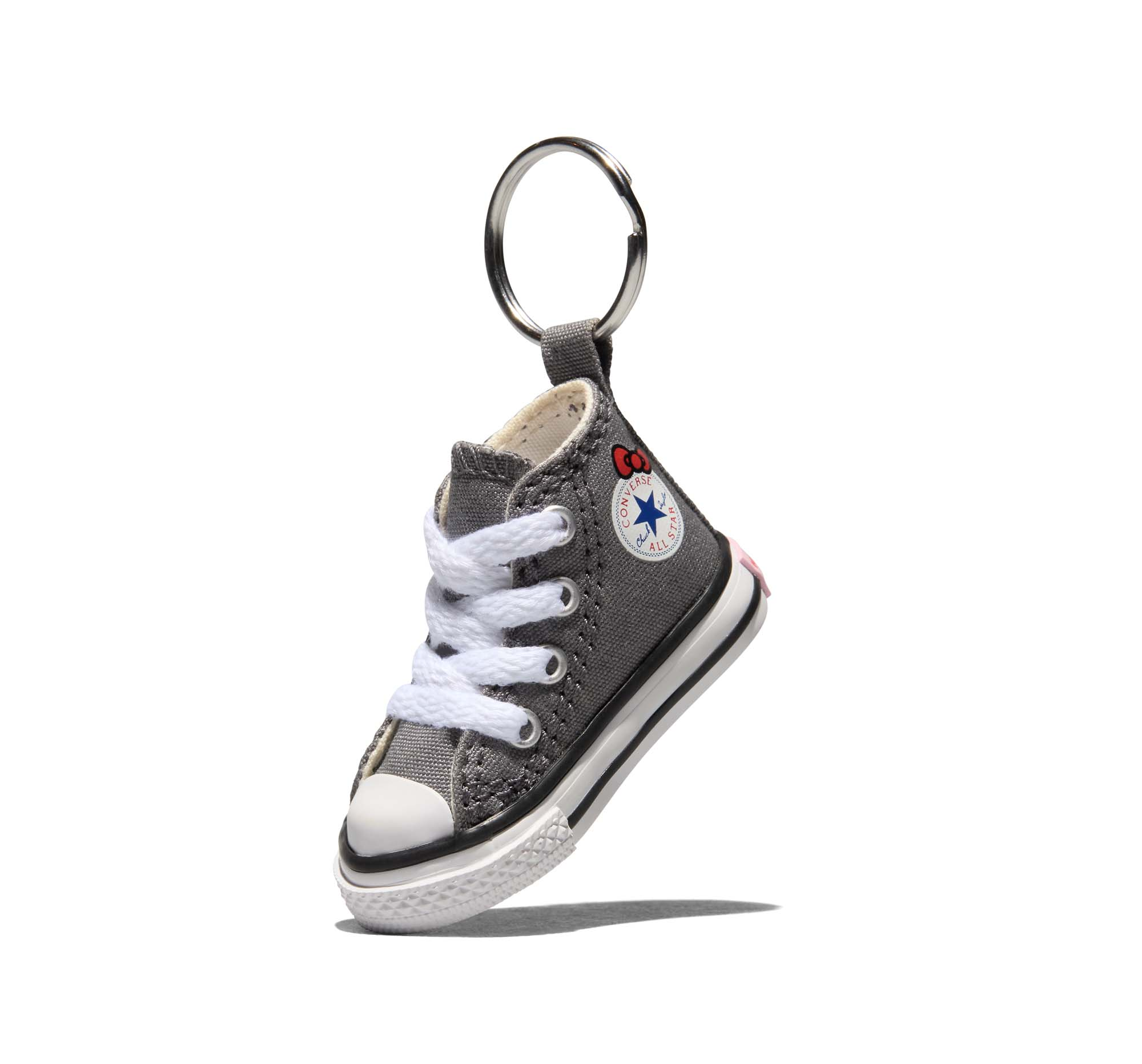 Gray mini Chuck Taylor Converse Keychain