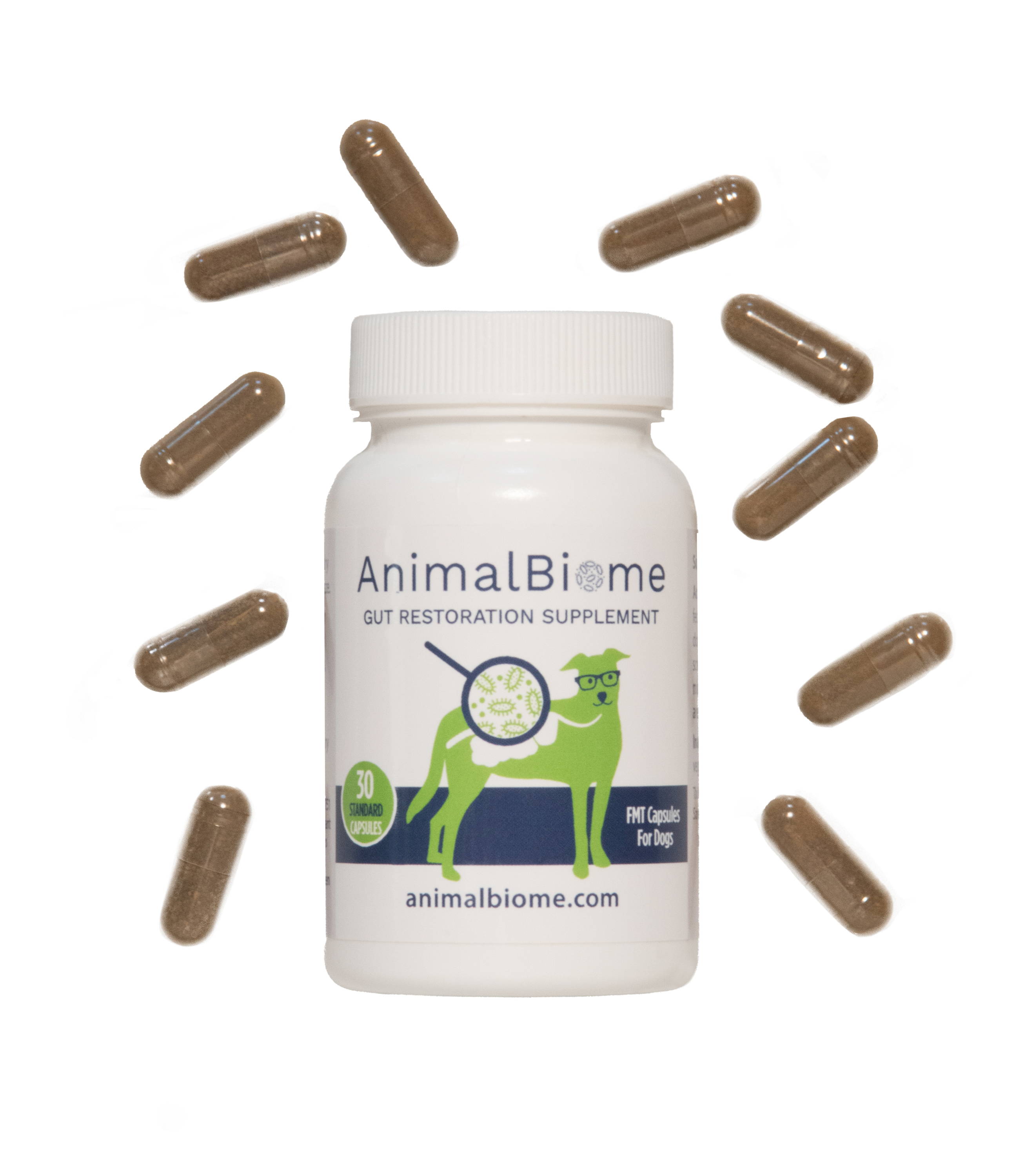 Fecal Transplant Capsules: Poo Pills known as AnimalBiome Gut Restore Supplements