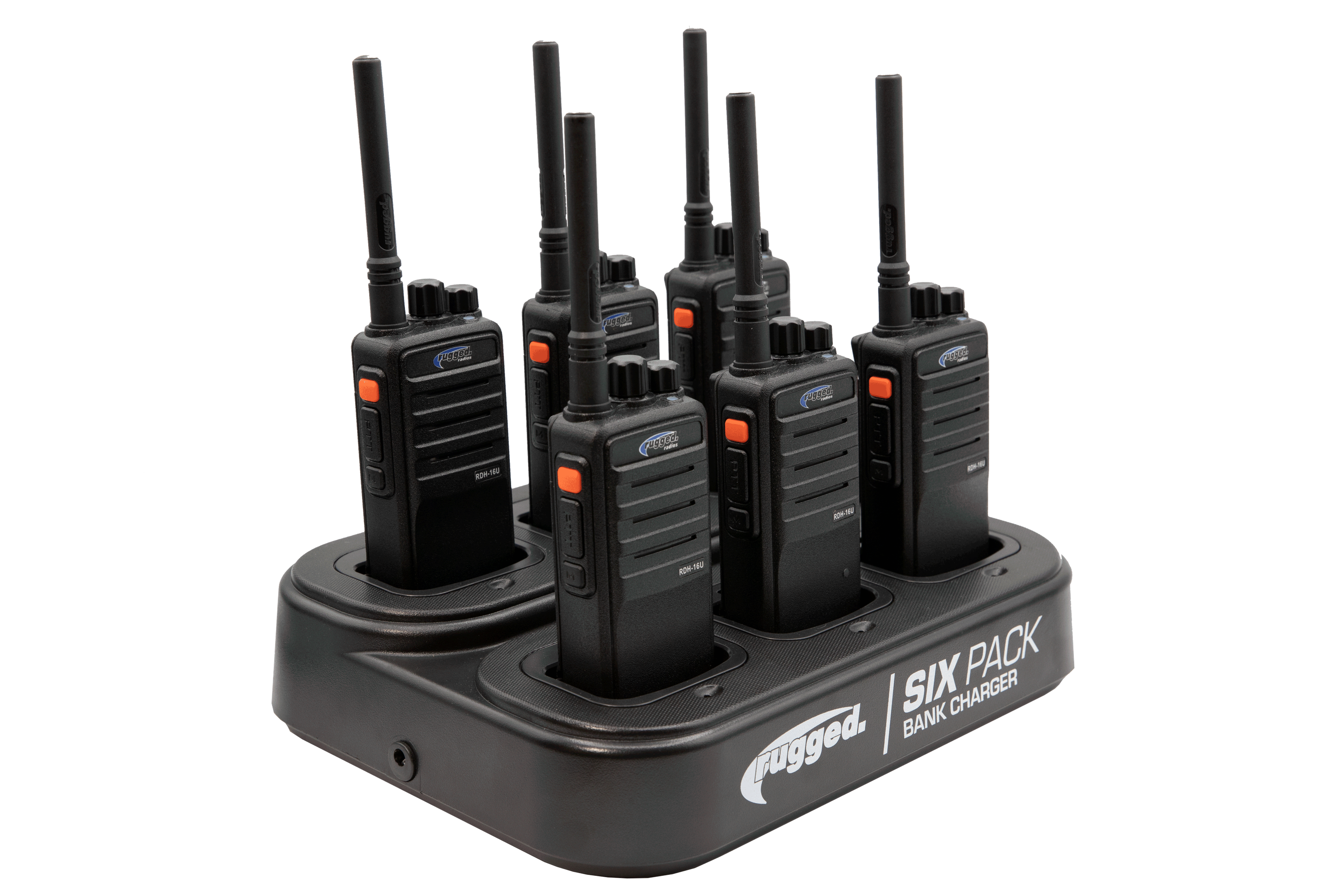 6-pack bank charger two-way radios or walkie-talkies