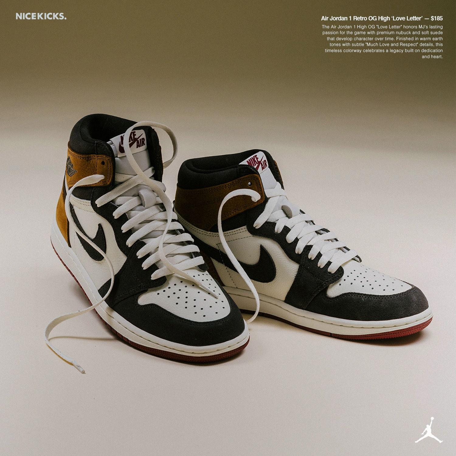 Nike high-top sneakers with black, white, and yellow colorway.