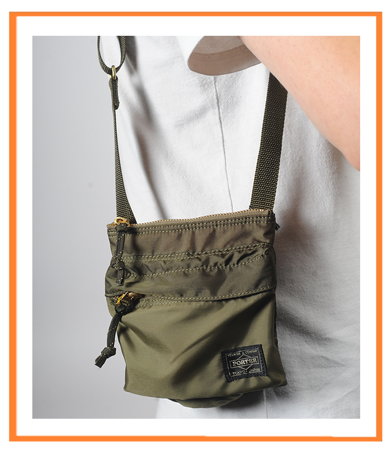 The Force Shoulder Pouch in Olive Drab.