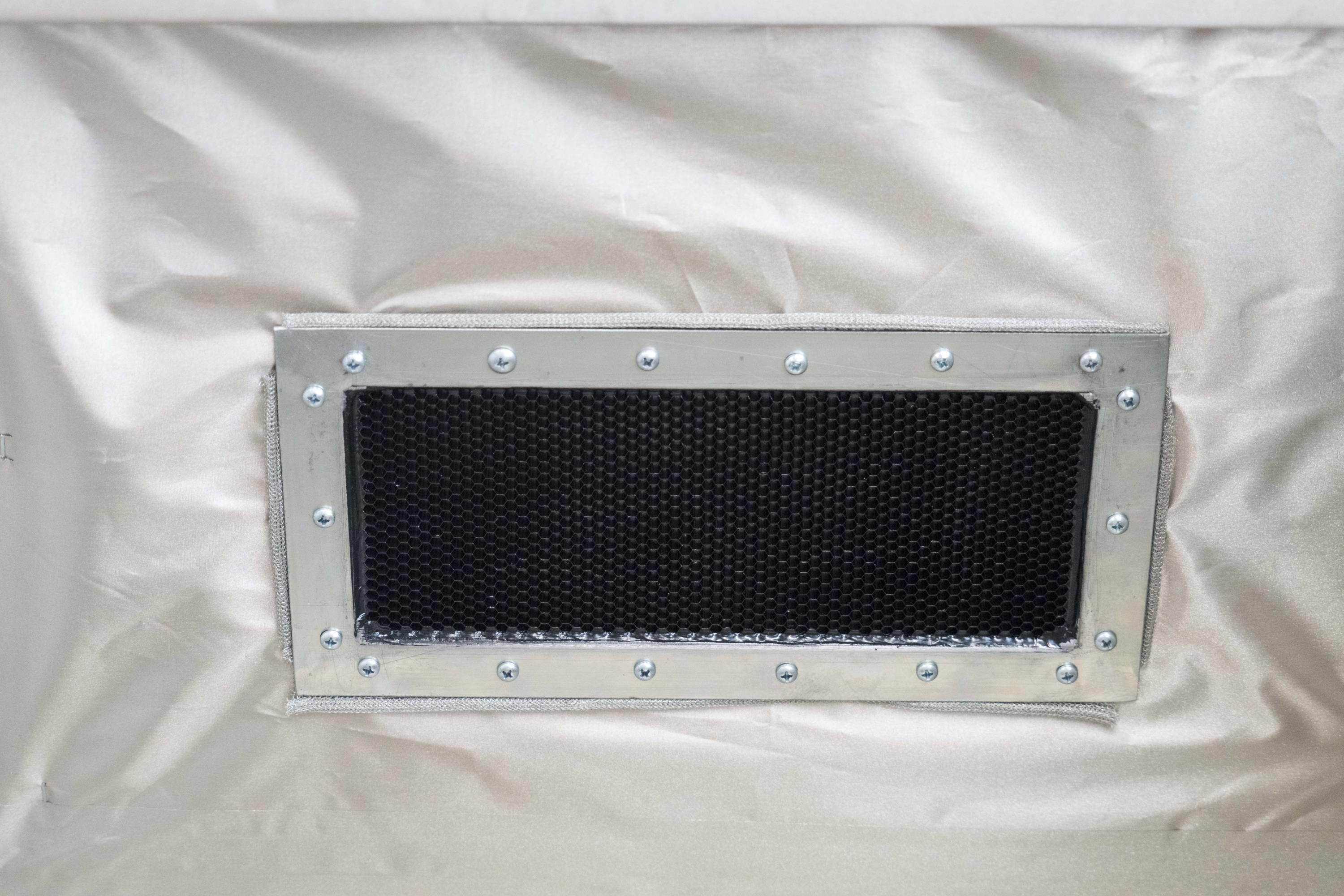 Mission Darkness EMF Shielded Honeycomb Air Ventilation Panel blocks RF signals allows air flow