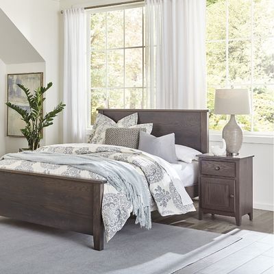 Amish Tables Red Oak Wood Guide Bedroom