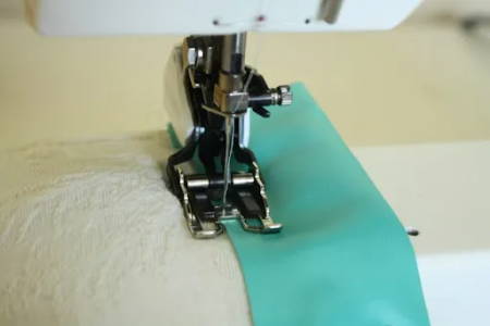 Topstitching with a Walking Foot