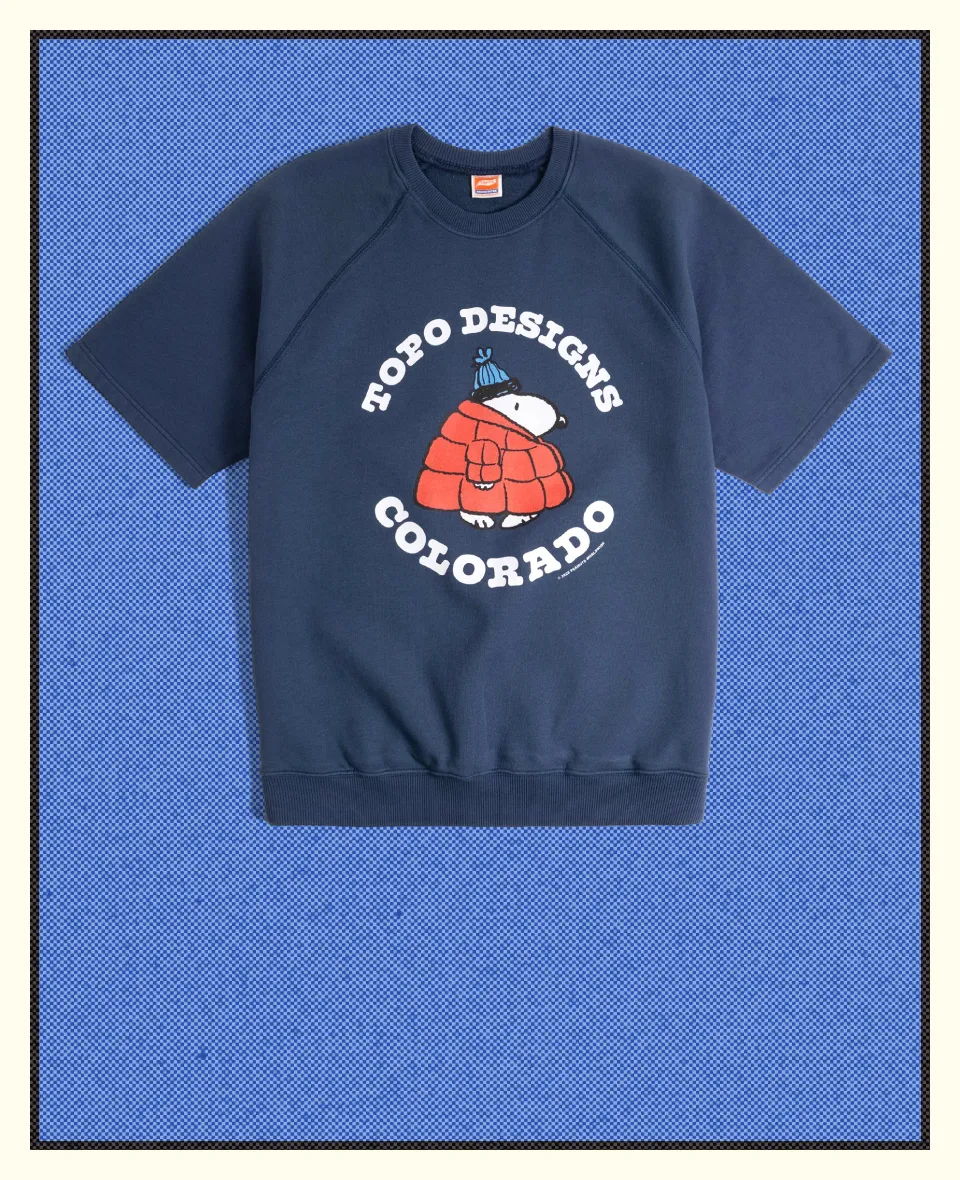 Navy sweatshirt with 