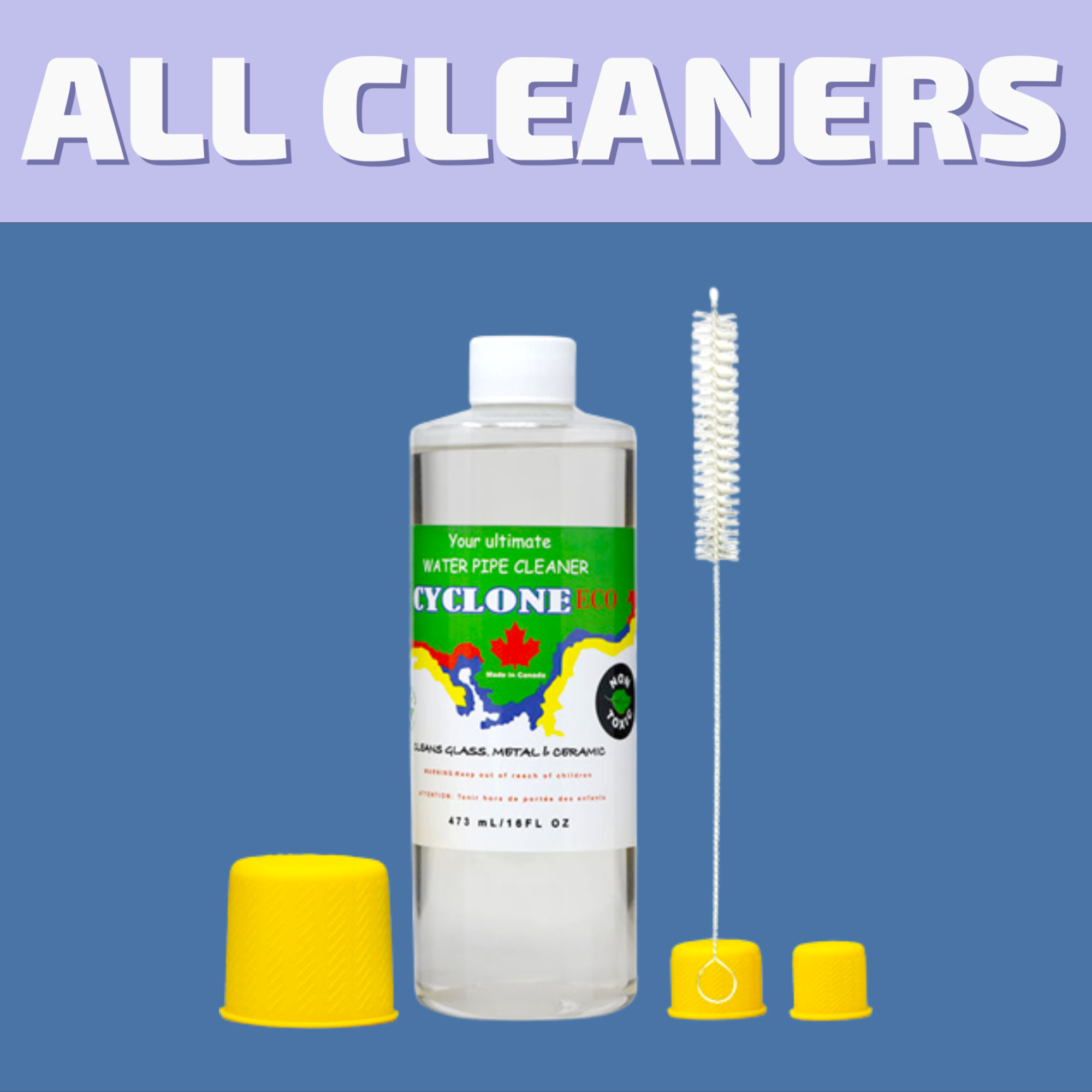 Winnipeg's best selection of Bong Cleaners, Cleaning Brushes, and Soft Pipe Cleaners for same day delivery or visit our dispensary on 580 Academy Road.   