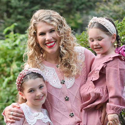 Laura Bambrick and her two daughters.