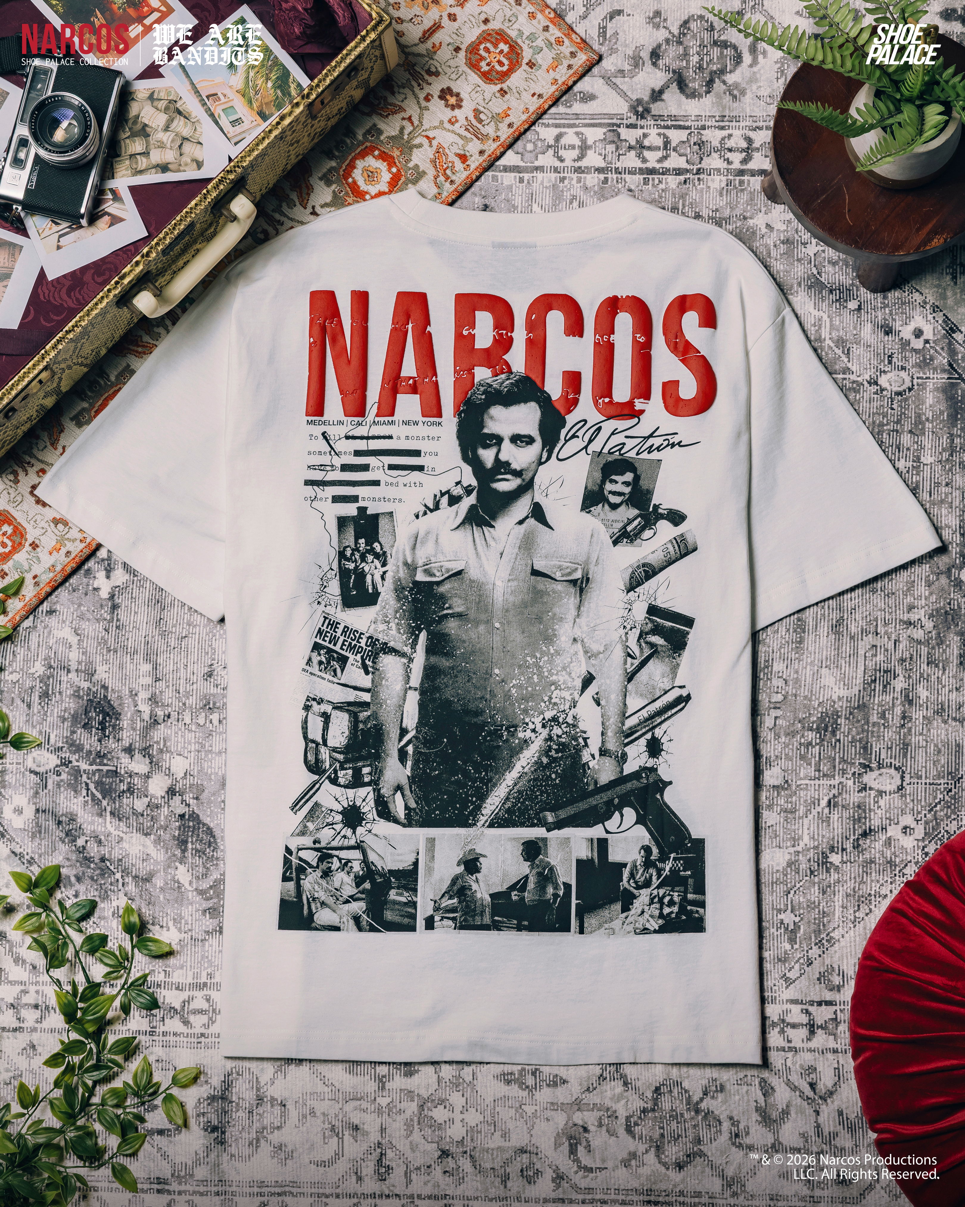 T-shirt featuring 