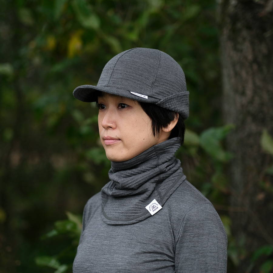 RIDGE MOUNTAIN GEAR（リッジマウンテンギア）/グリッドメリノ イヤマフキャップ/グレー/UNISEX