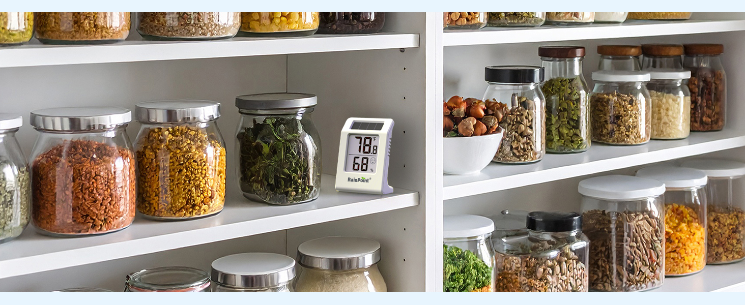 Shelves filled with jars of various dried ingredients and spices.