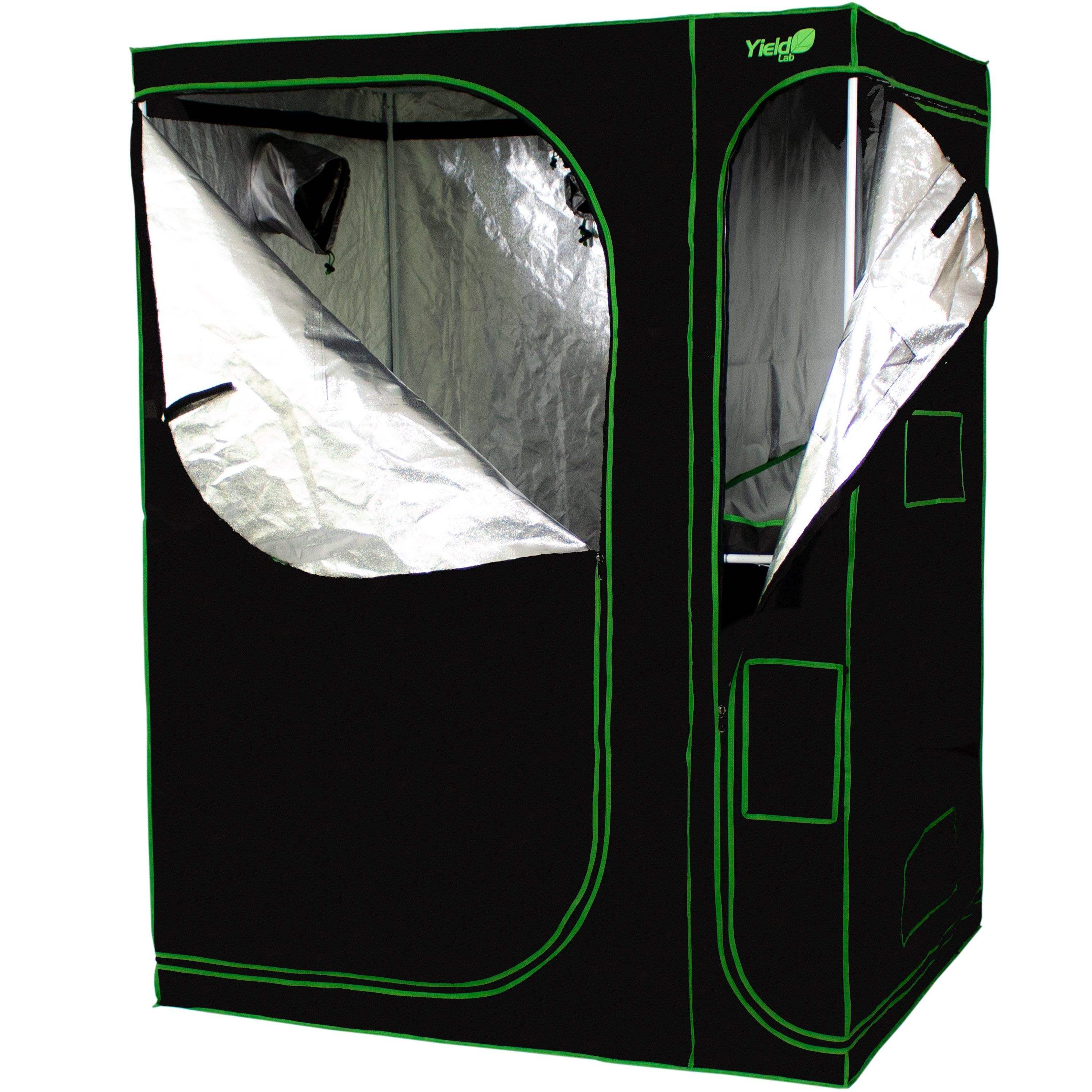 Yield Lab 60” x 48” x 80” 2-in-1 Full Cycle Reflective Grow Tent (5x4)