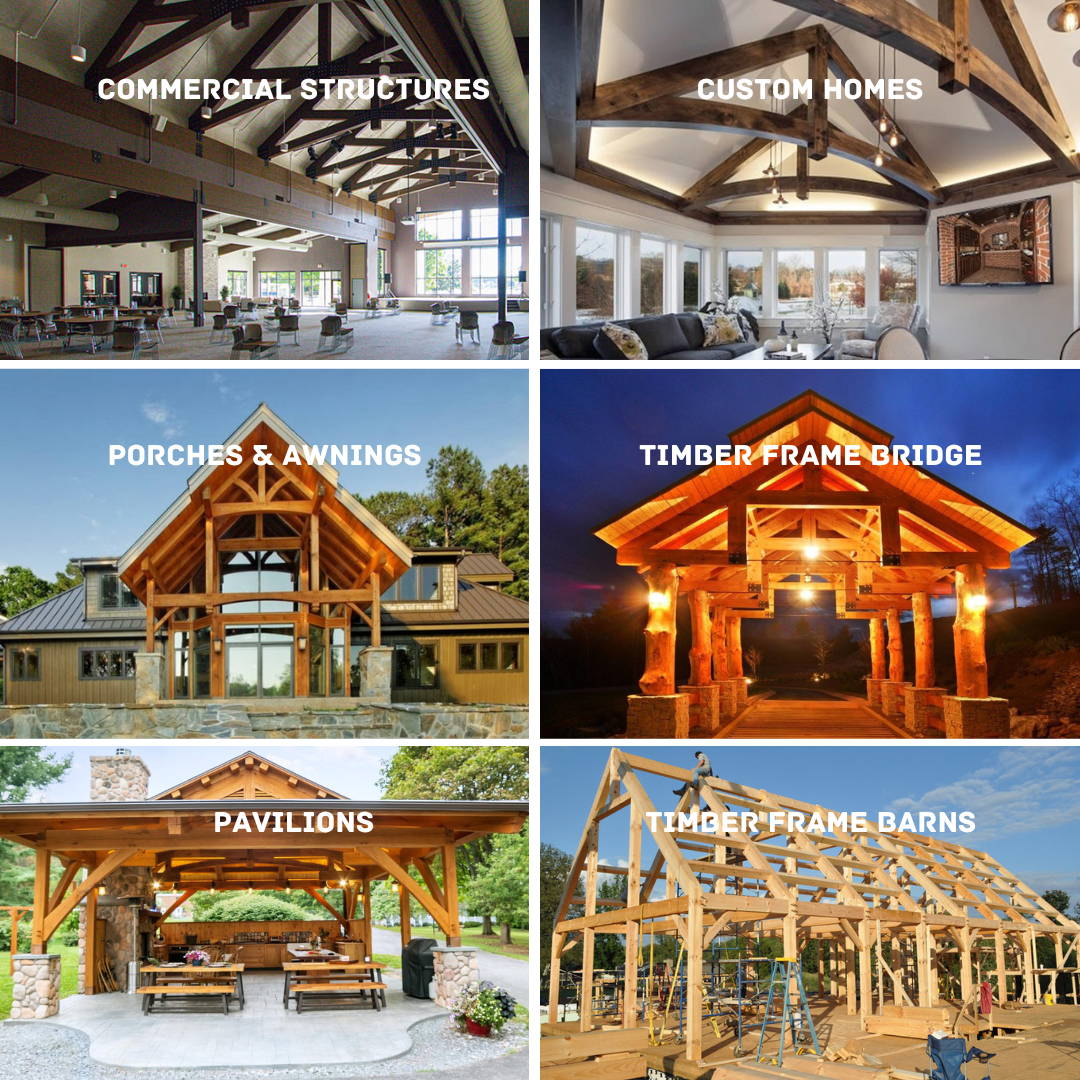 Timber Frame Trusses - Homestead Timbers