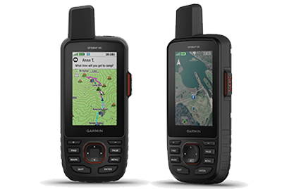 The Garmin GPSMAP 66i hiking GPS handheld