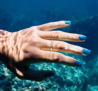 molokini mermaid non toxic nail polish under water