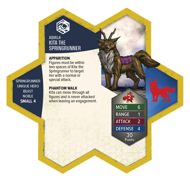 Kita the Springrunner army card