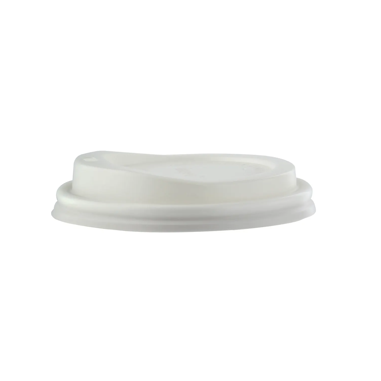 A white coffee cup lid