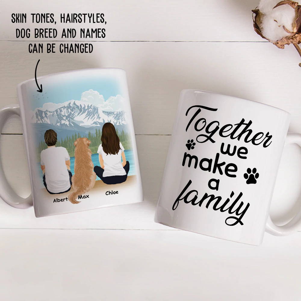 TOGETHER WE MAKE - PERSONALIZED CUSTOM COFFEE MUG