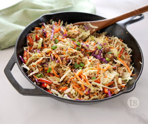 Teriyaki Egg Roll in a Bowl Recipe