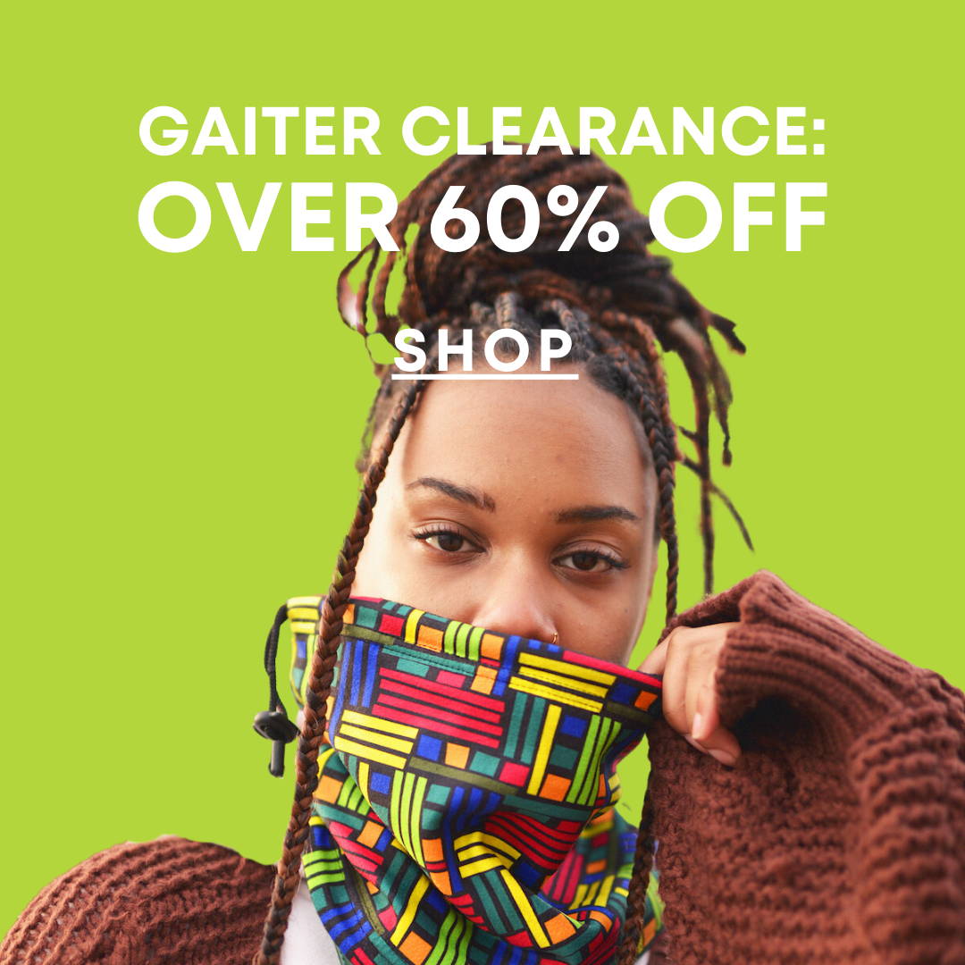 GAITER CLEARANCE: Over 60% Off