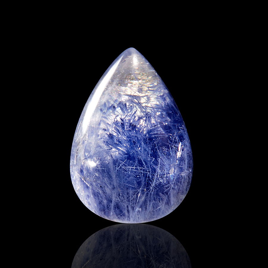 Dumortierite in Quartz デュモルチェライトインクォーツ